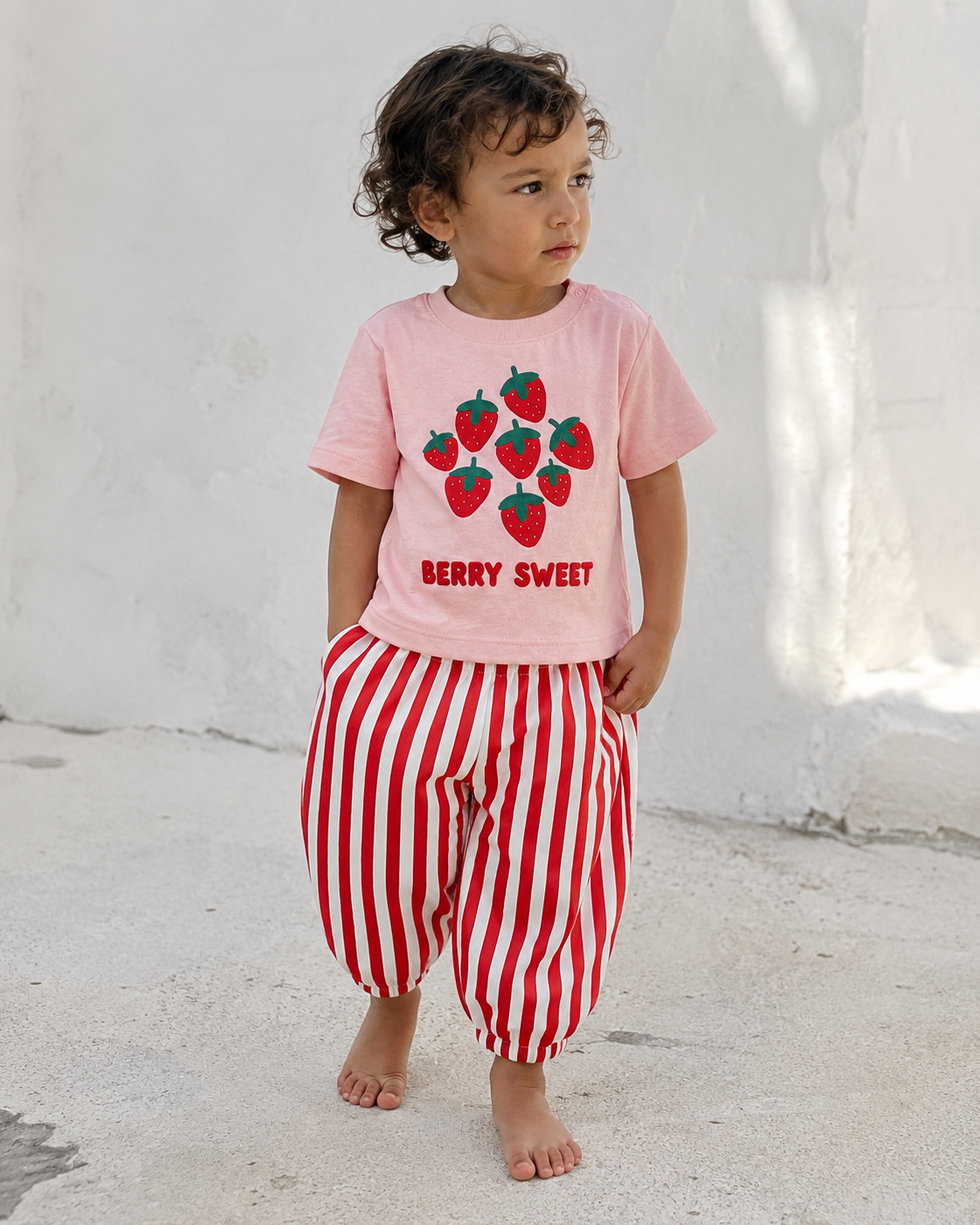 Berry Sweet Müslin Pantolonlu Amélie Takım