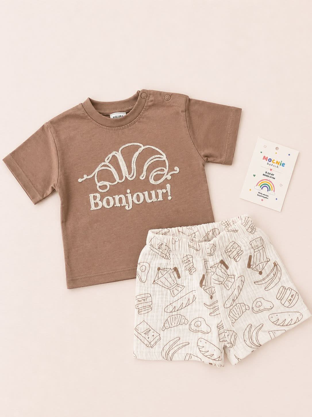 Bonjour Müslin Şortlu Éloise Takım