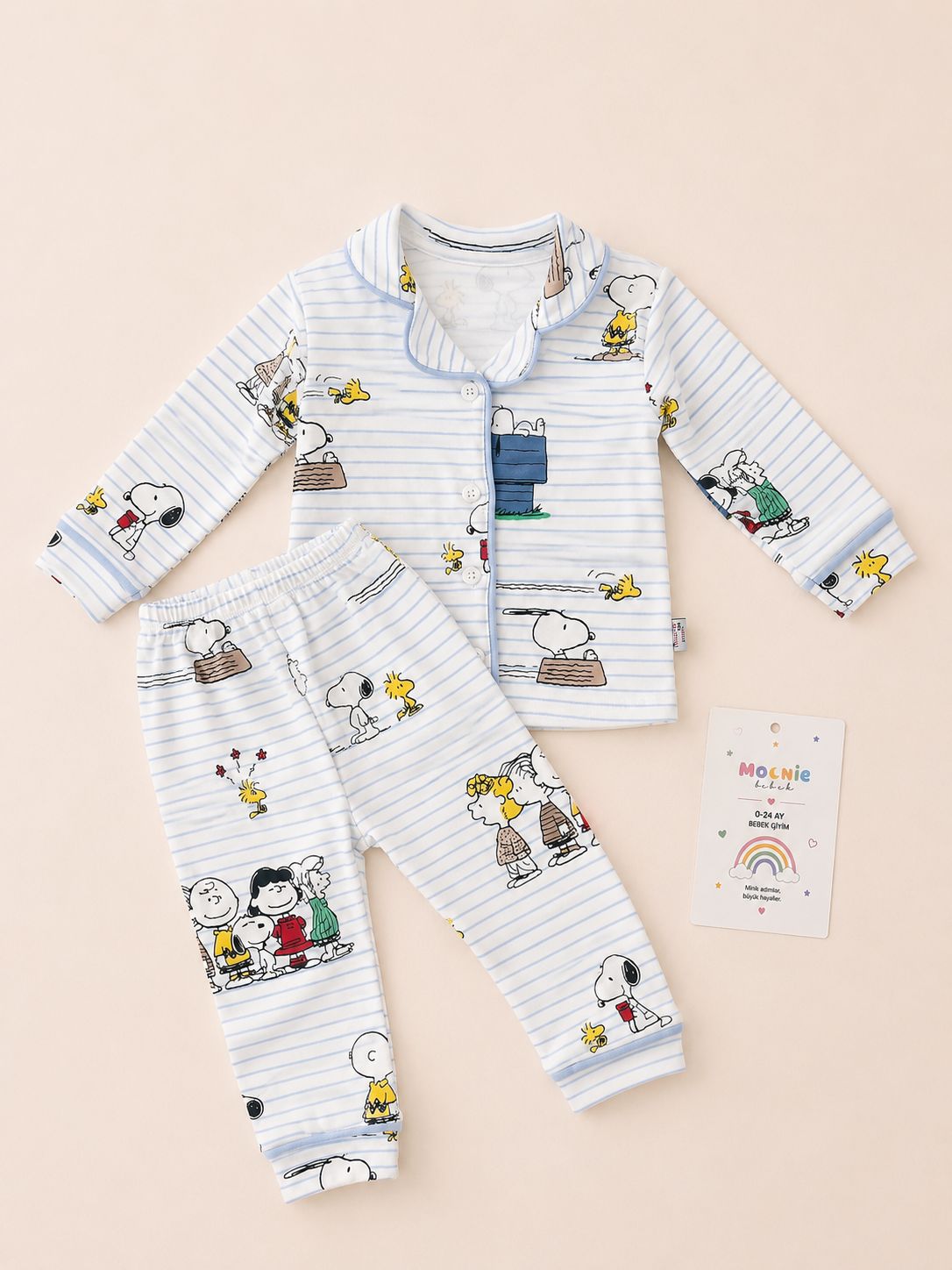 Matthias Çocuk Köpek Baskılı Pijama Takım