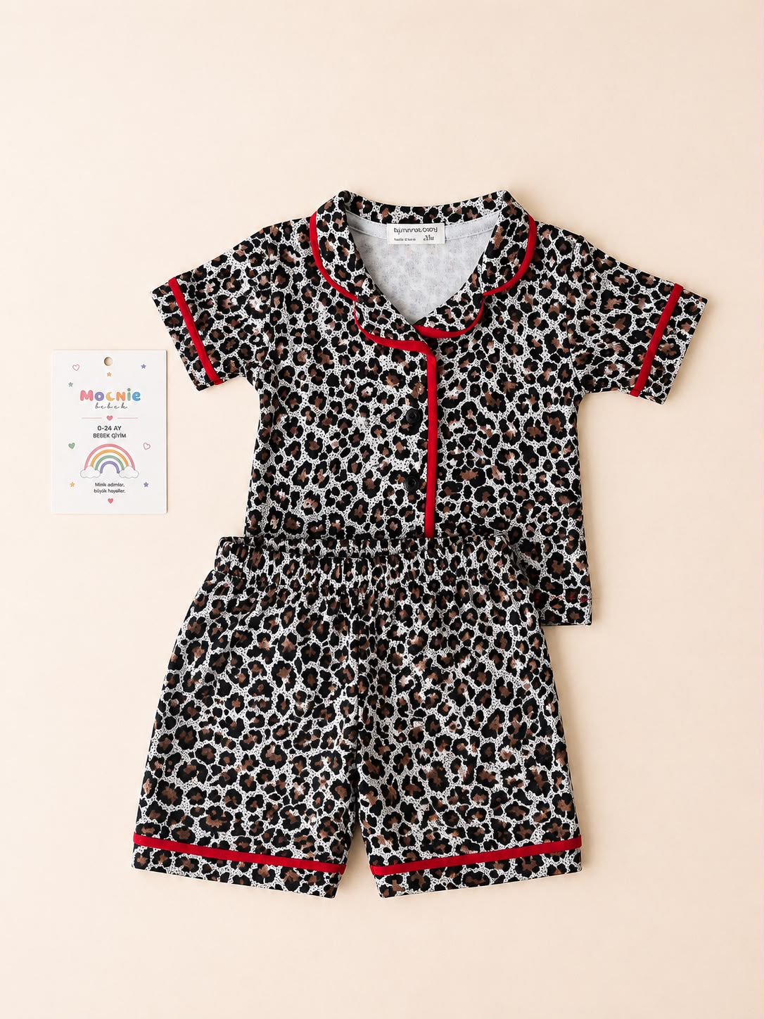 Leopar Biyeli Magnus Pijama Takım