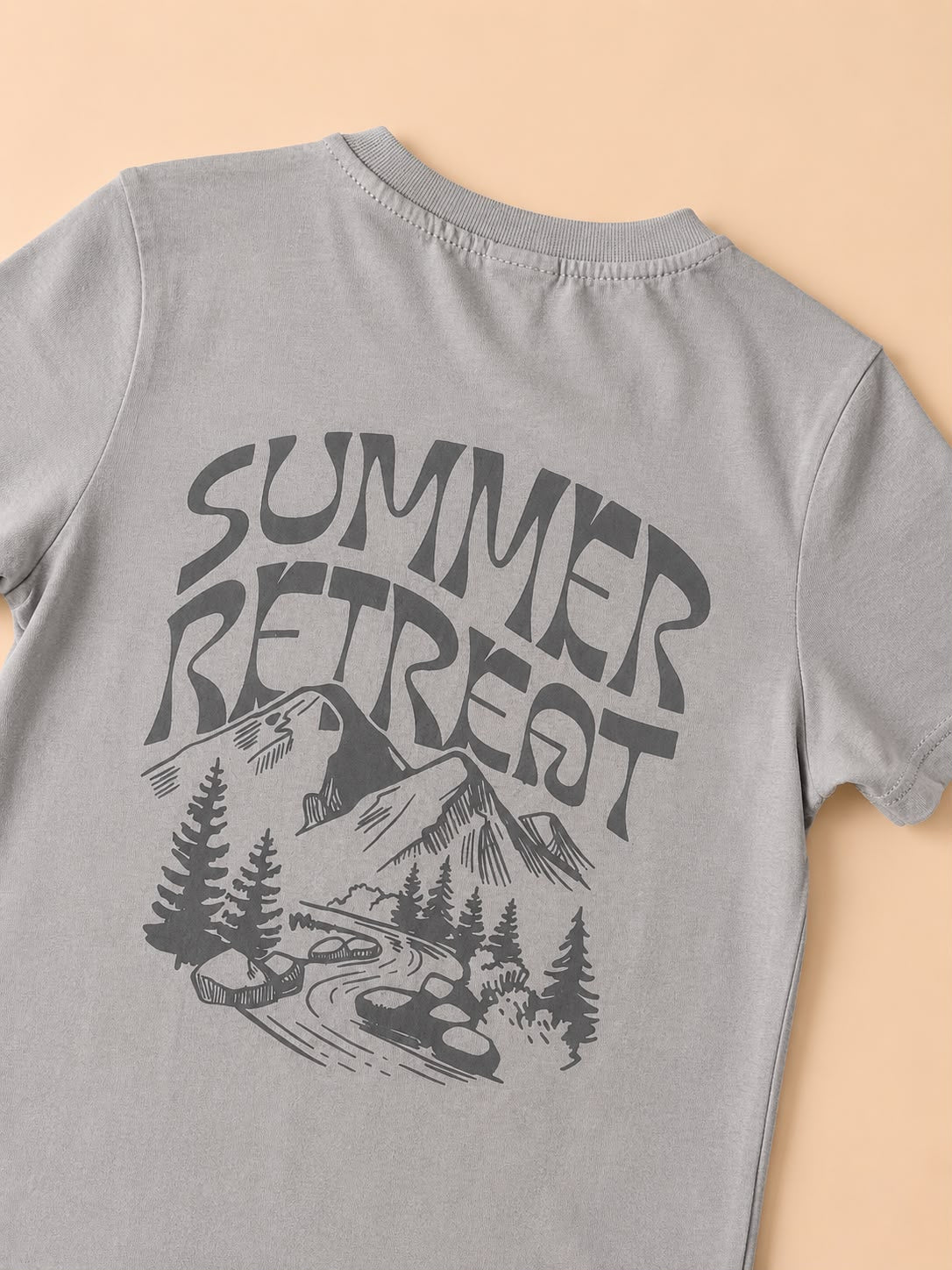 Summer Retreat Baskılı Çizgili Şortlu Bastien Takım