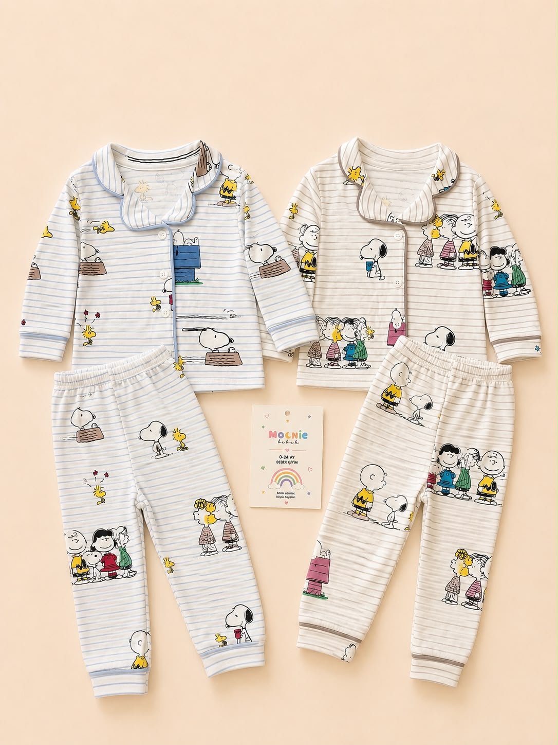 Matthias Çocuk Köpek Baskılı Pijama Takım