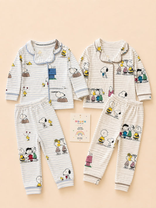 Matthias Çocuk Köpek Baskılı Pijama Takım