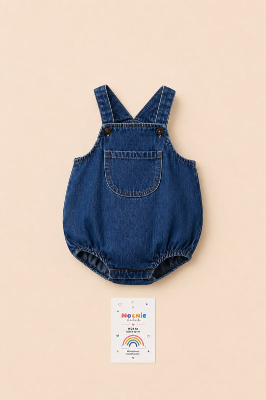 Freja Denim Yumuşak Tulum